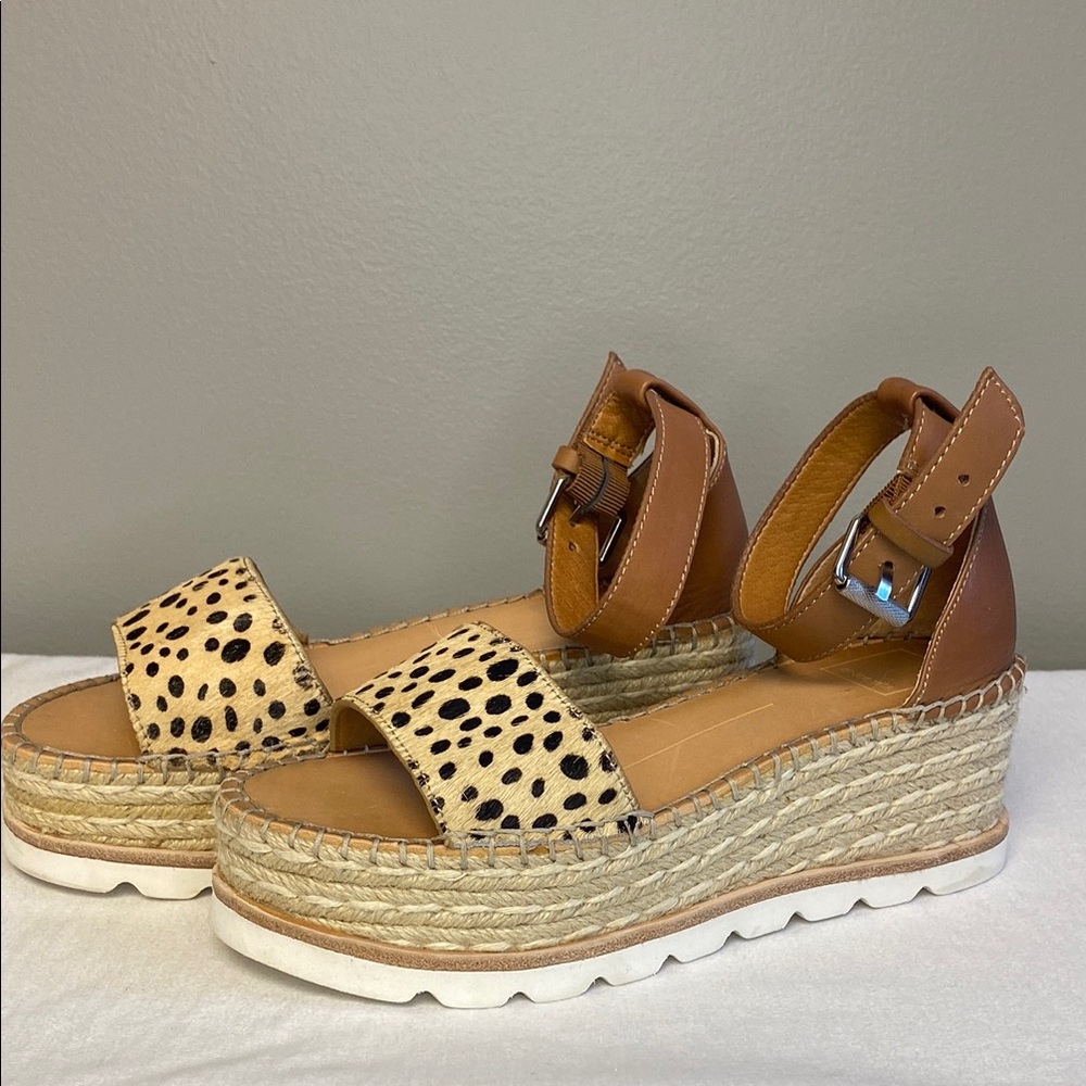 Dolce Vita Espadrilles in Brown and Black